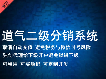 徐州市道气二级分销系统 分销系统租用 微商分销系统 直销系统